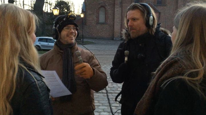 DR P4 interviewer på skolen