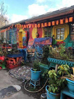 1a besøgte Christiania og Christiansborg