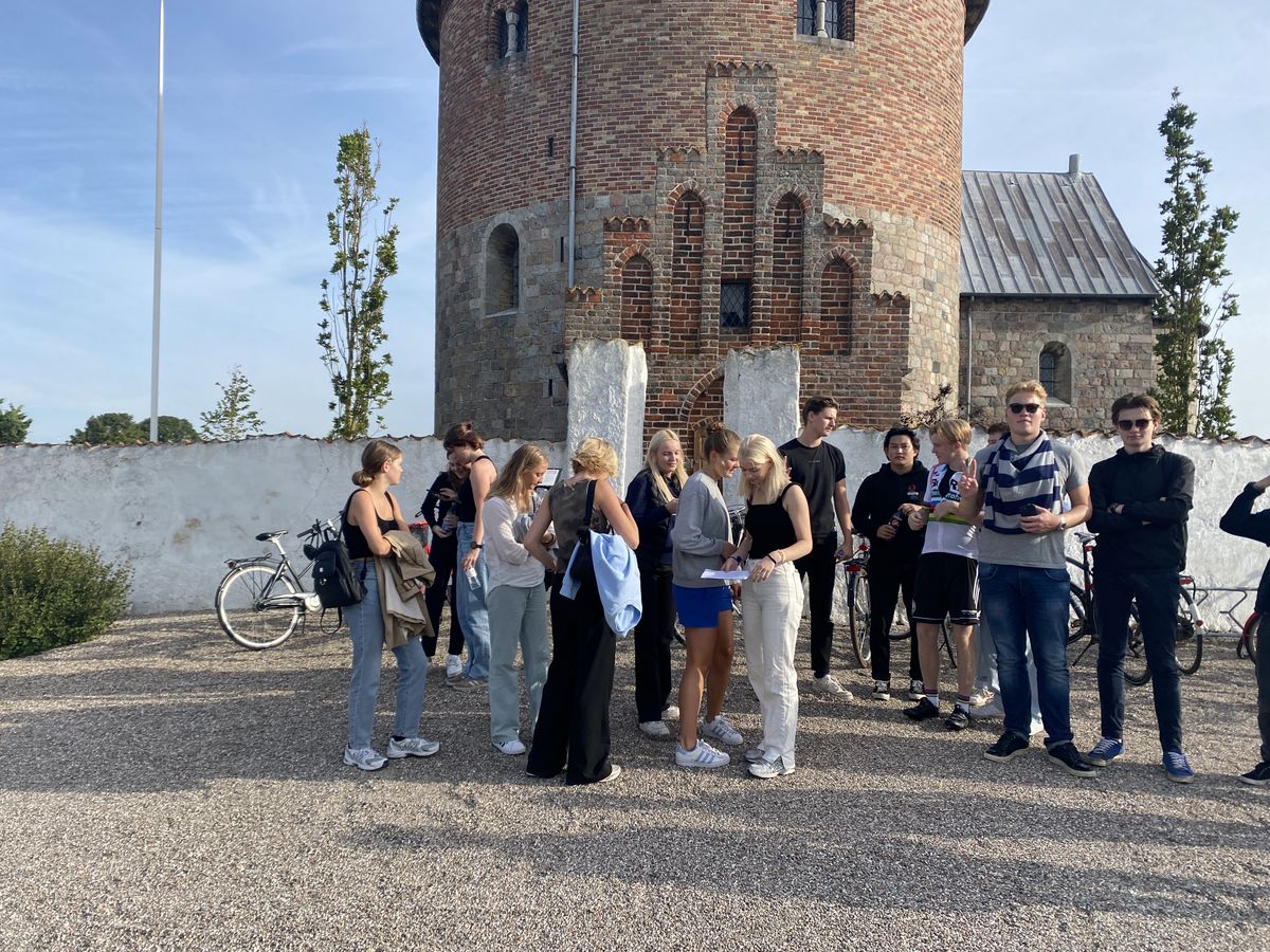 Historieundervisning på cykeltur