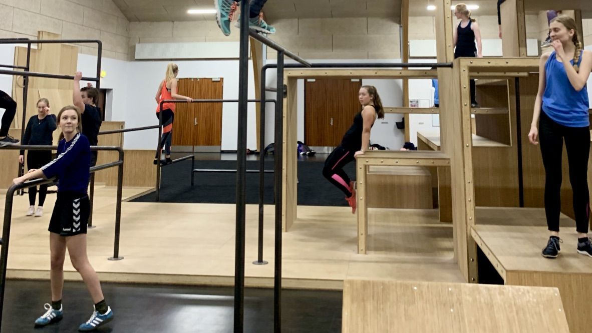 Parkour på skemaet
