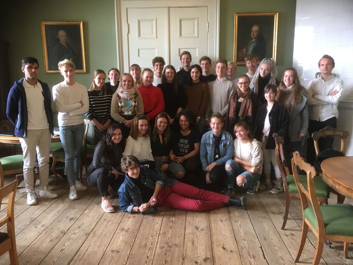 Elever og lærere fra Königs Wusterhausen på besøg