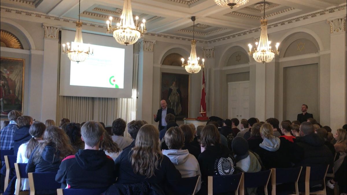 Besøg fra Sparekassen Sjælland