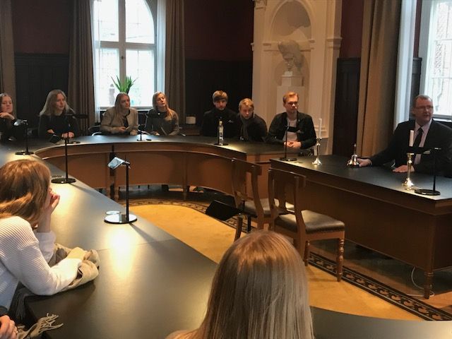 1.aSA på besøg hos Borgmesteren