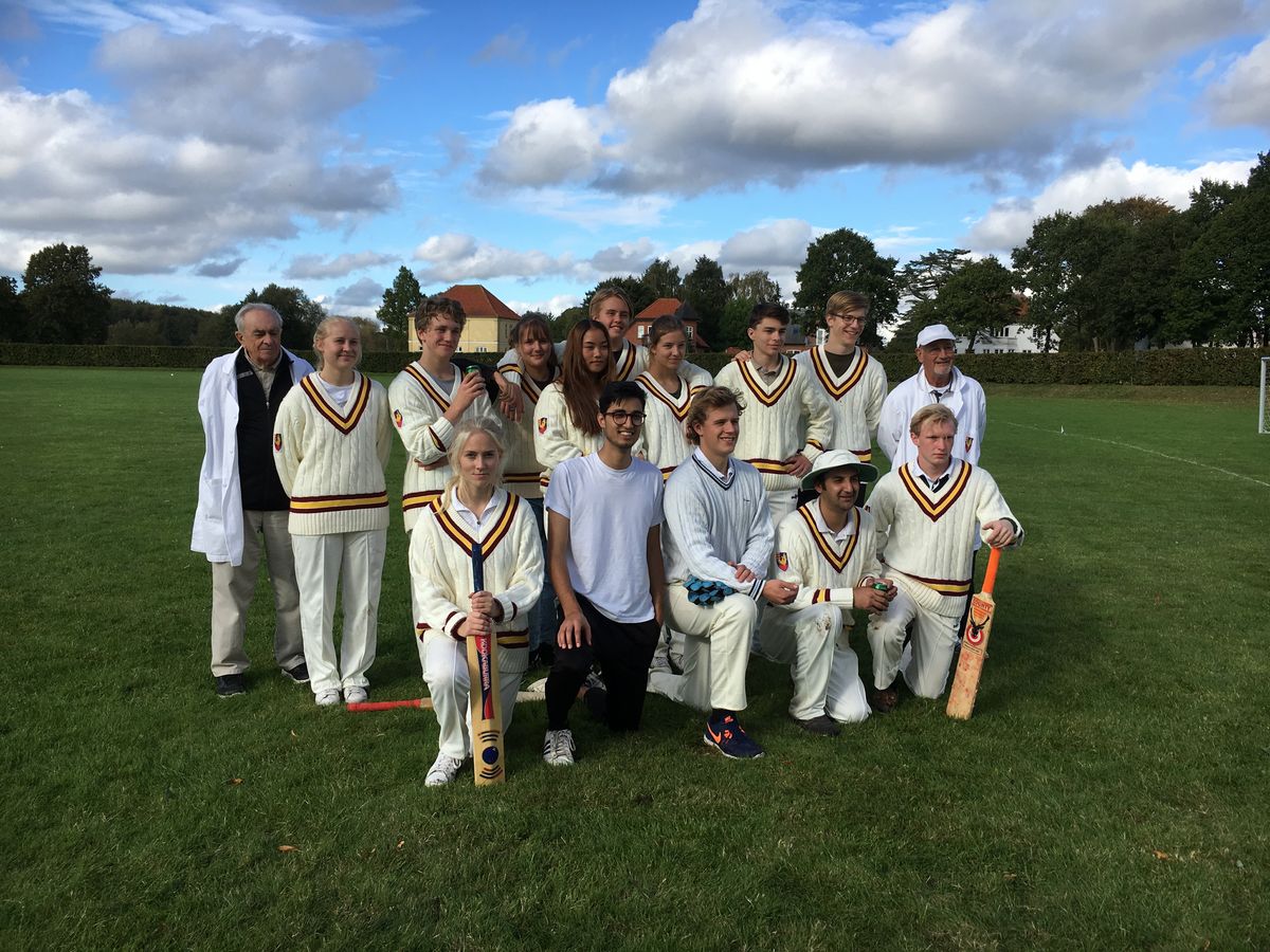 Den årlige circketkamp afviklet i søndags