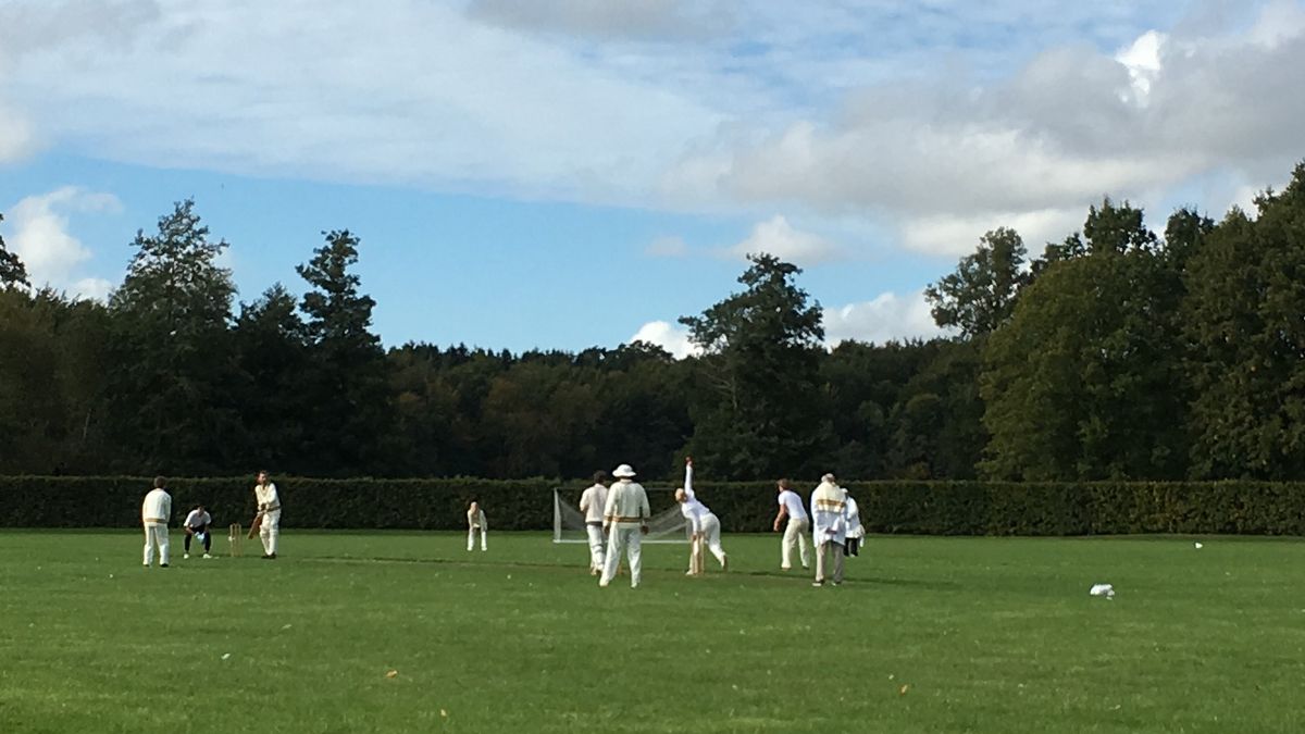 Den årlige circketkamp afviklet i søndags