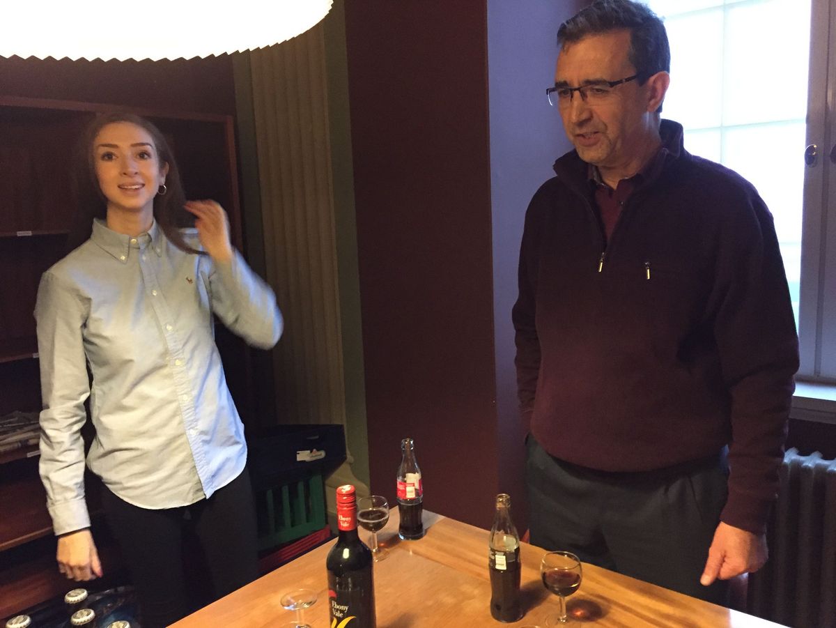 Afskedsreception for Bashir og Erik