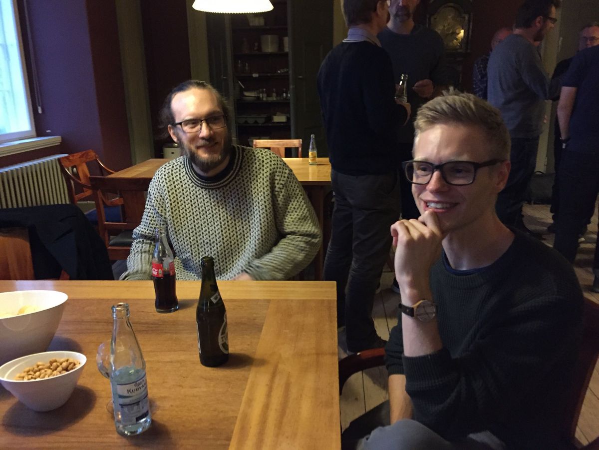 Afskedsreception for Bashir og Erik