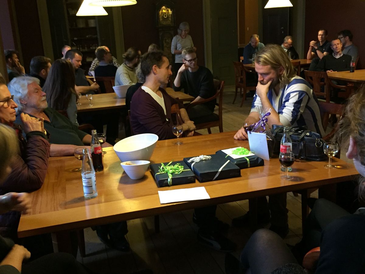 Afskedsreception for Bashir og Erik