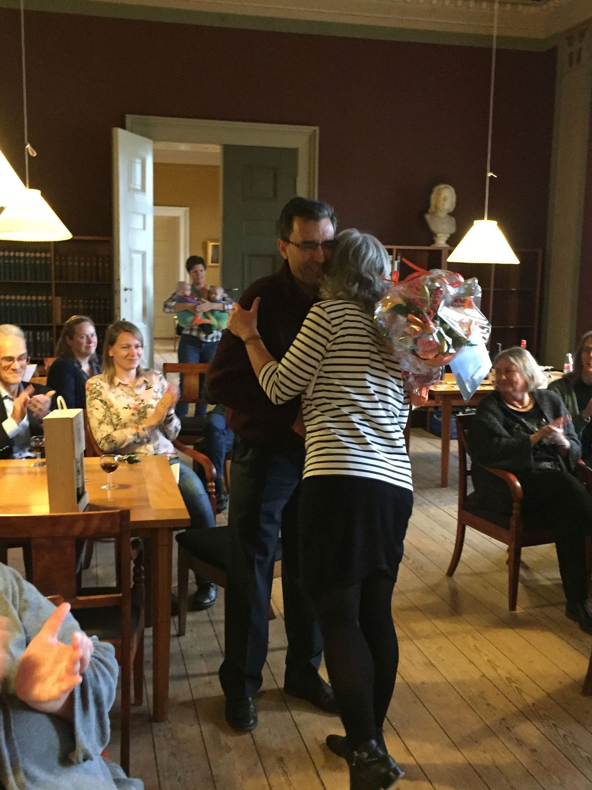 Afskedsreception for Bashir og Erik