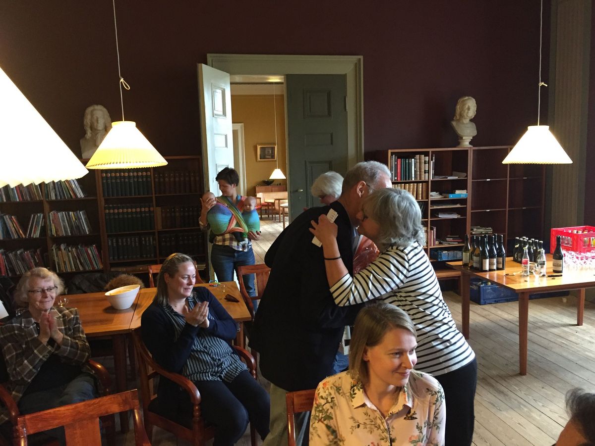 Afskedsreception for Bashir og Erik