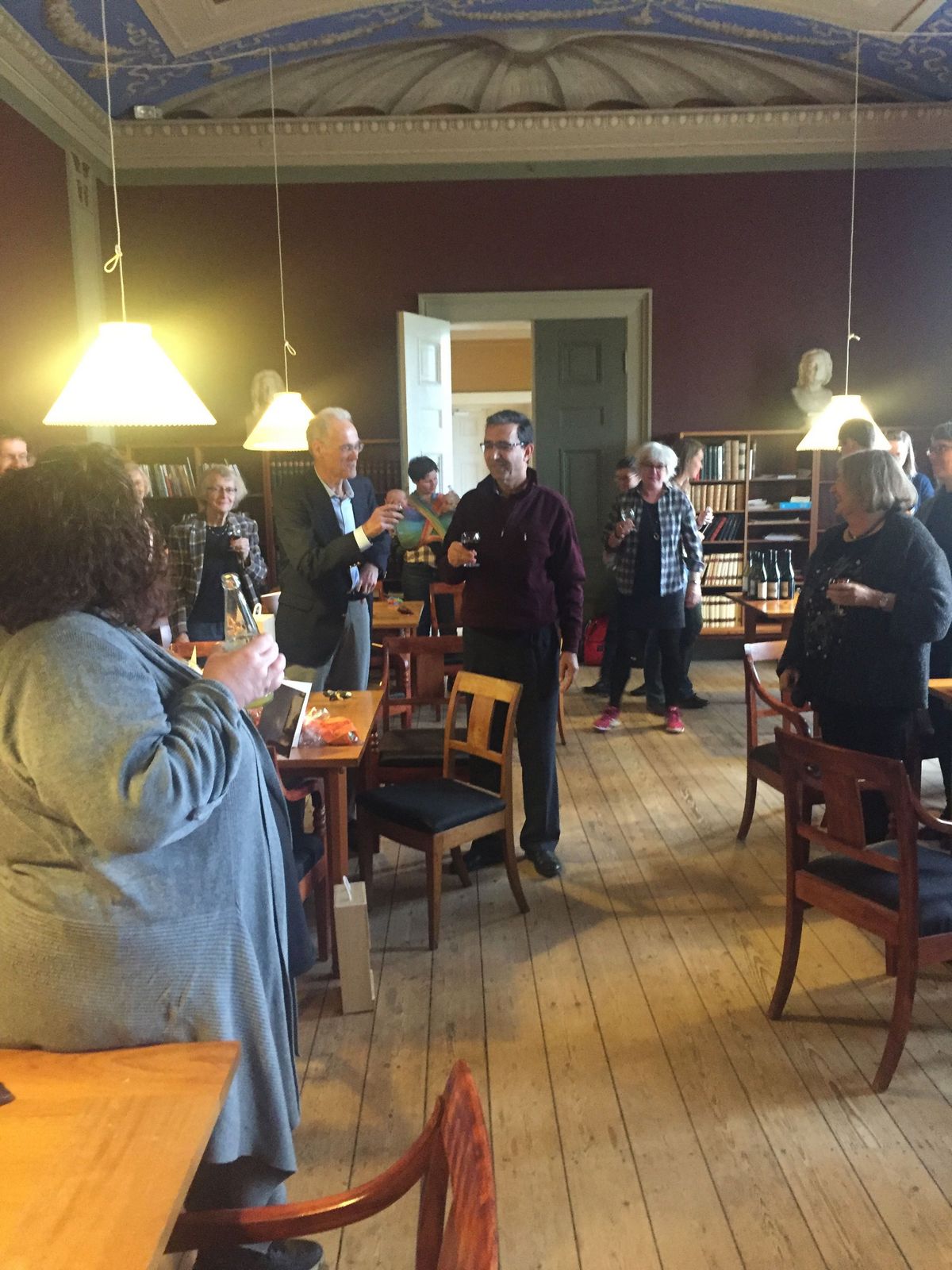 Afskedsreception for Bashir og Erik