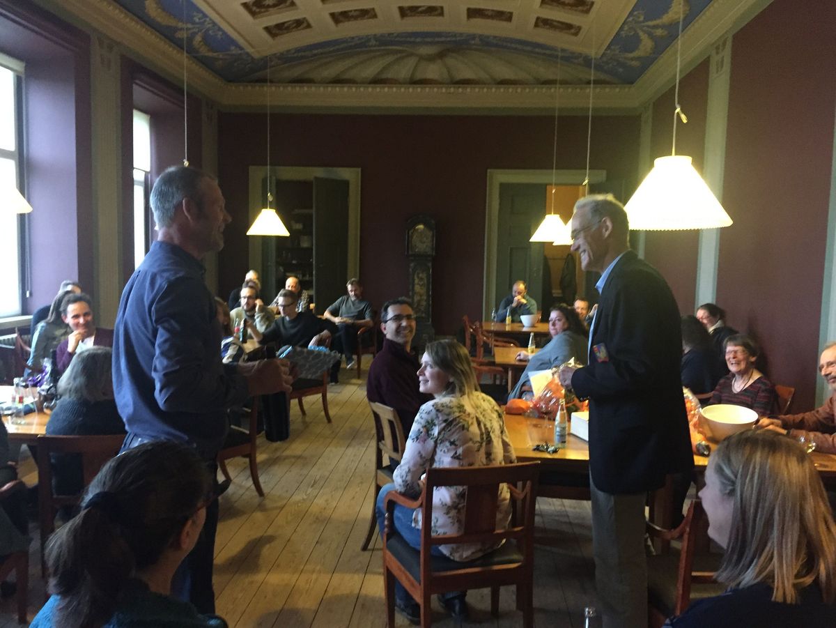 Afskedsreception for Bashir og Erik