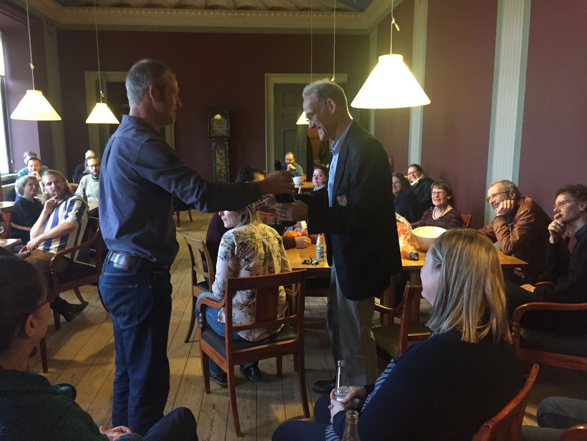 Afskedsreception for Bashir og Erik