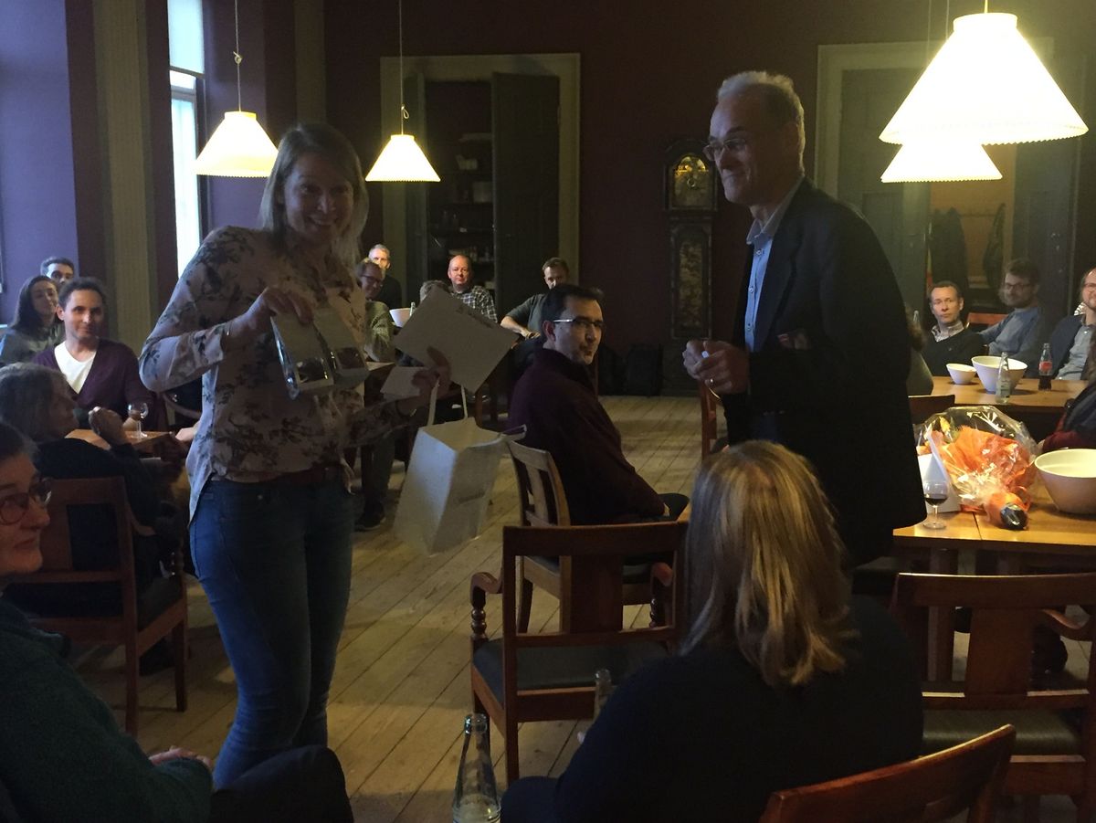 Afskedsreception for Bashir og Erik