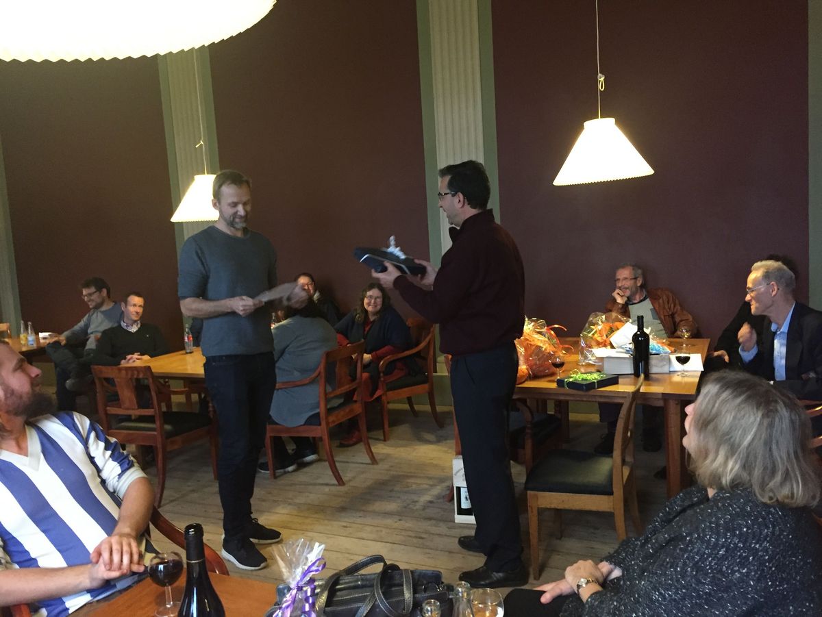 Afskedsreception for Bashir og Erik