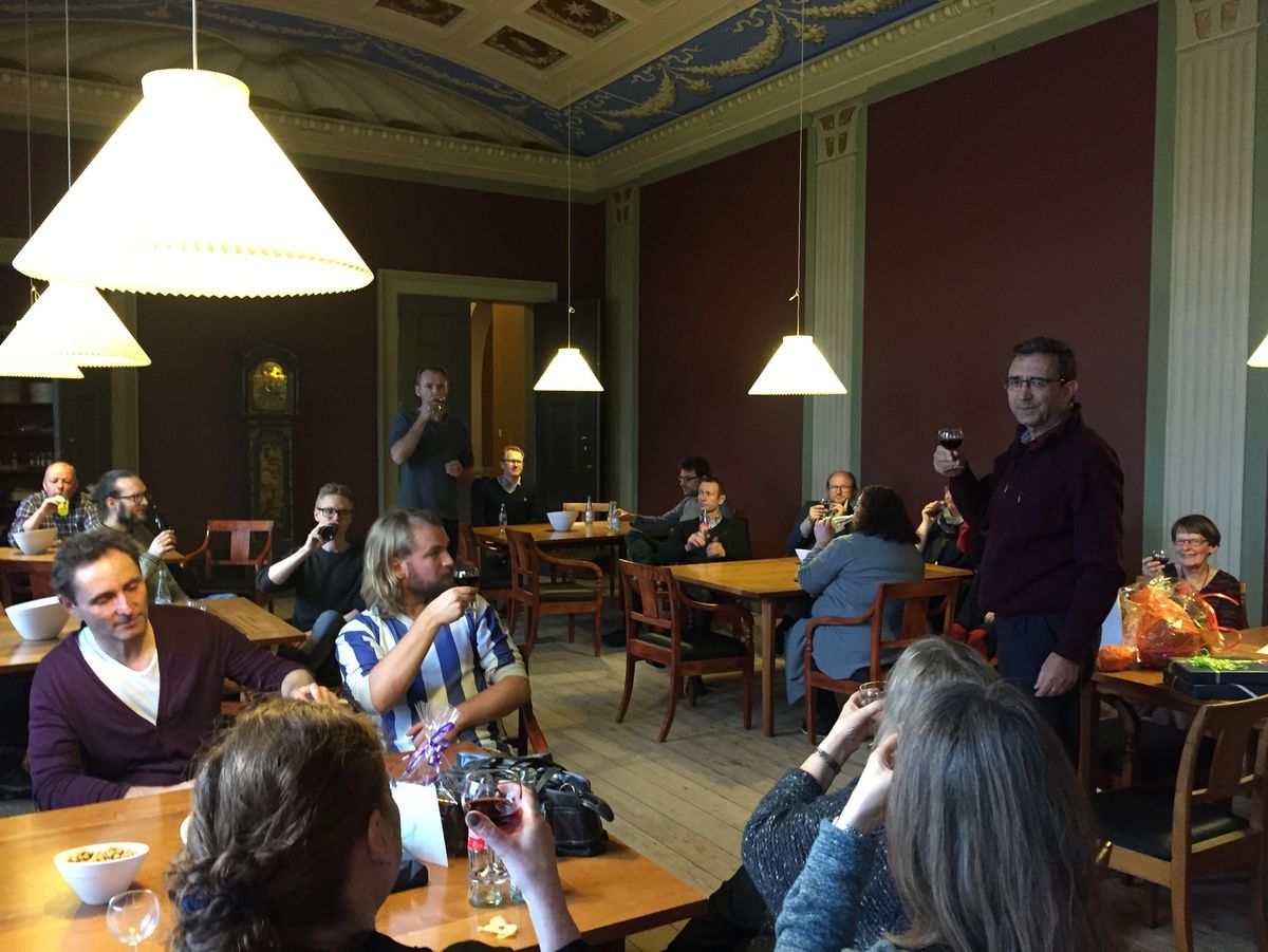 Afskedsreception for Bashir og Erik