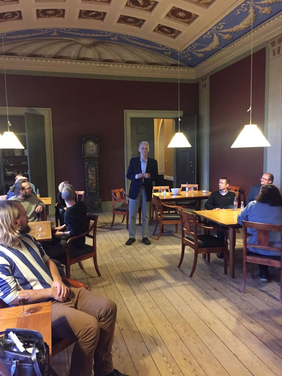 Afskedsreception for Bashir og Erik