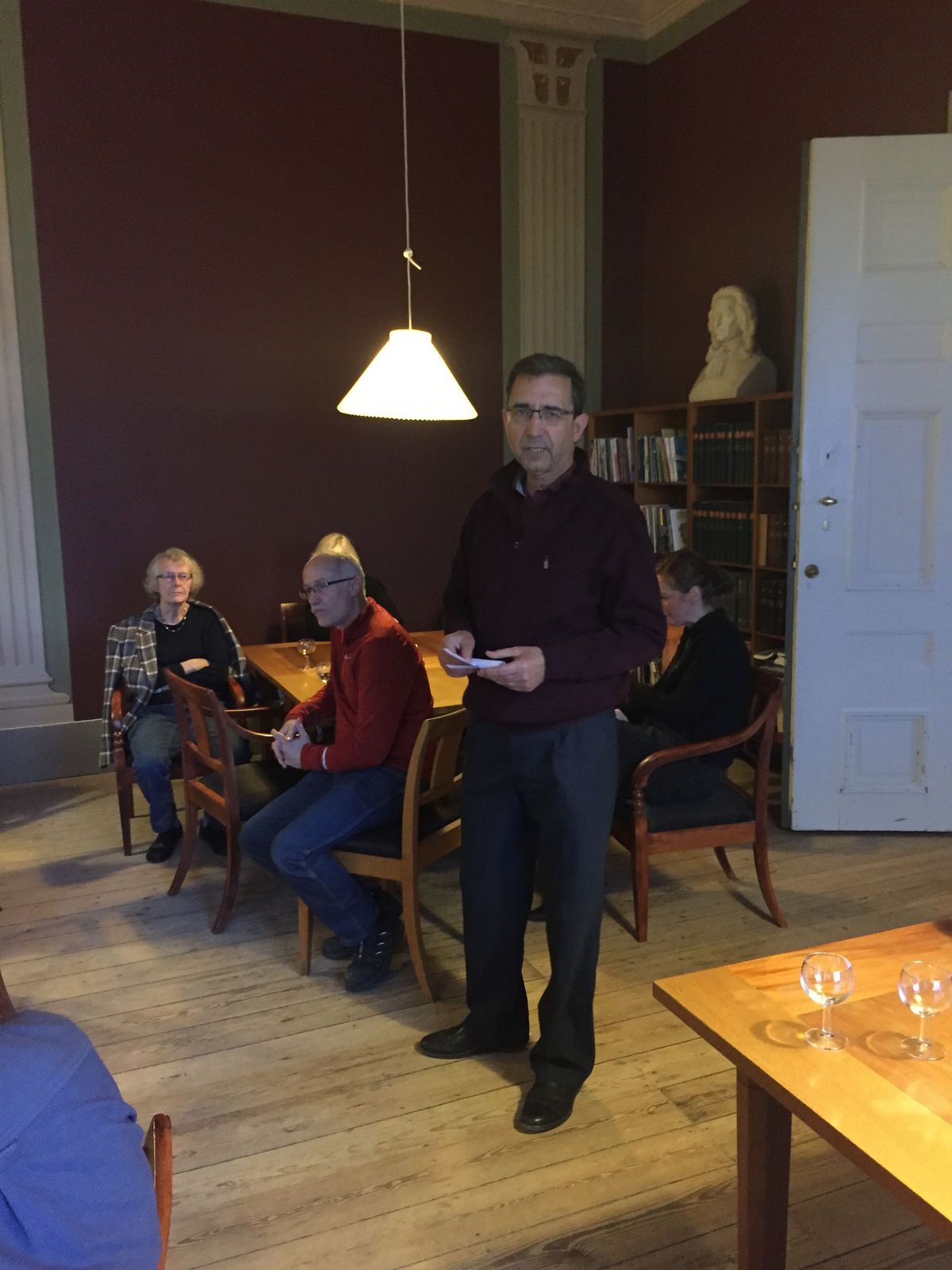 Afskedsreception for Bashir og Erik