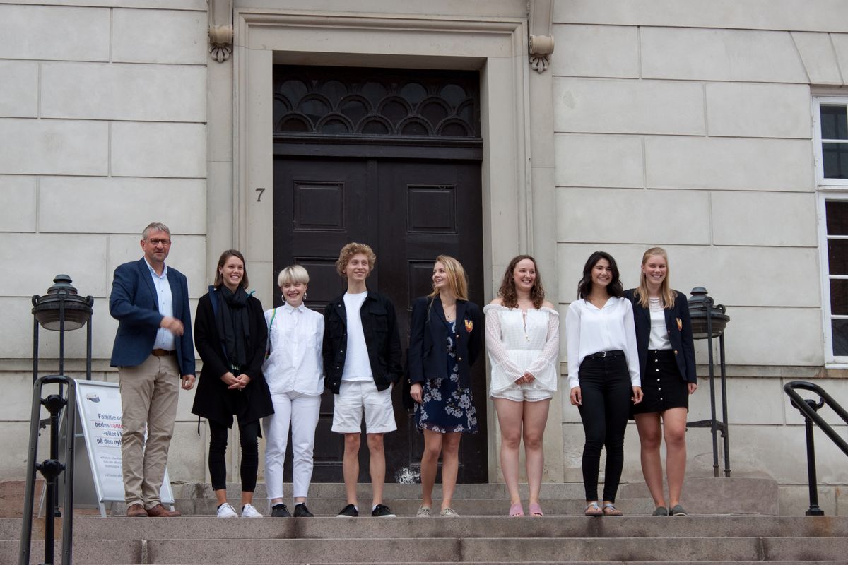 De første studenter 2018 fik hue på i dag