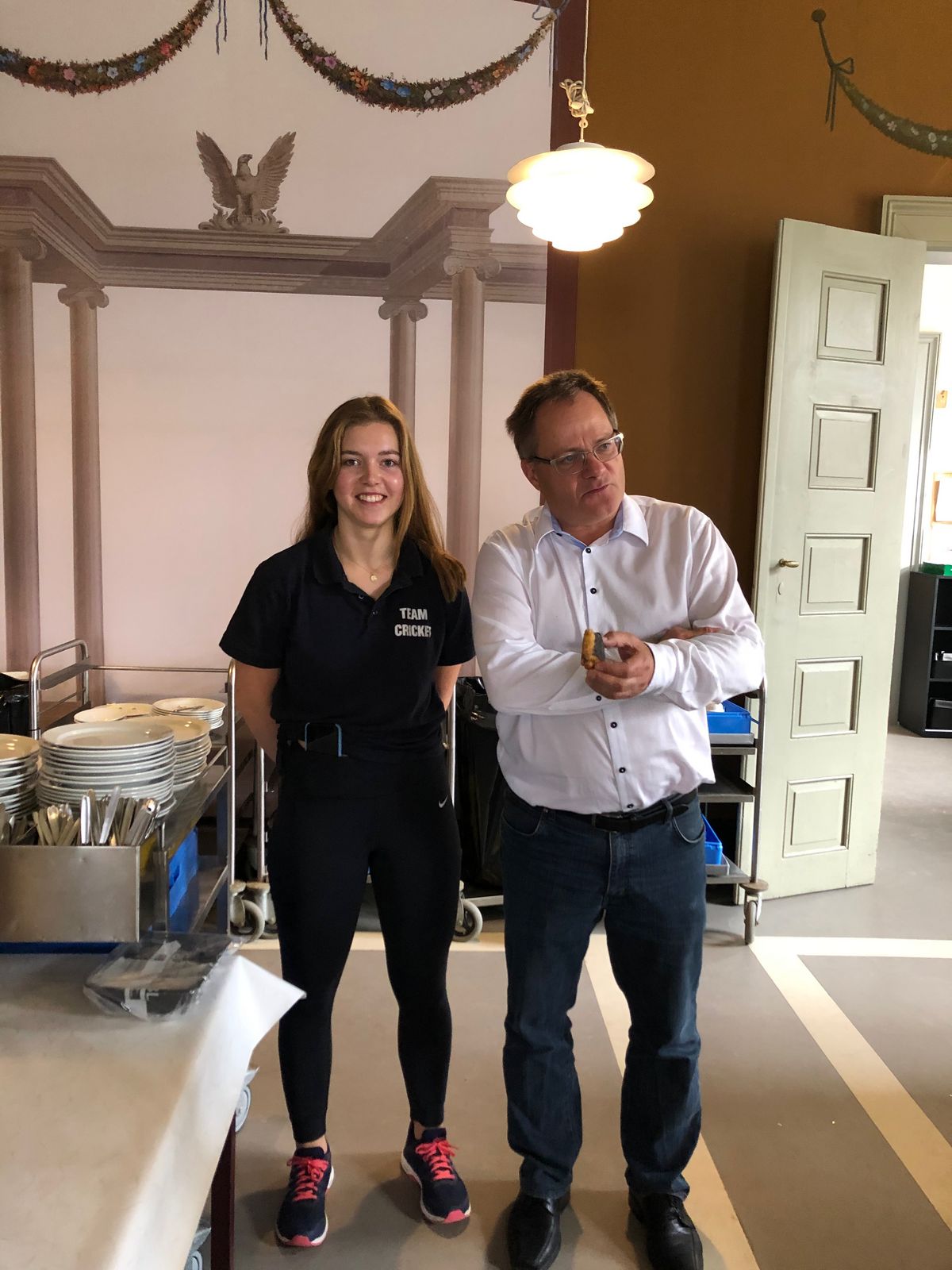 Gammel Soraner Cricketkamp på skolen