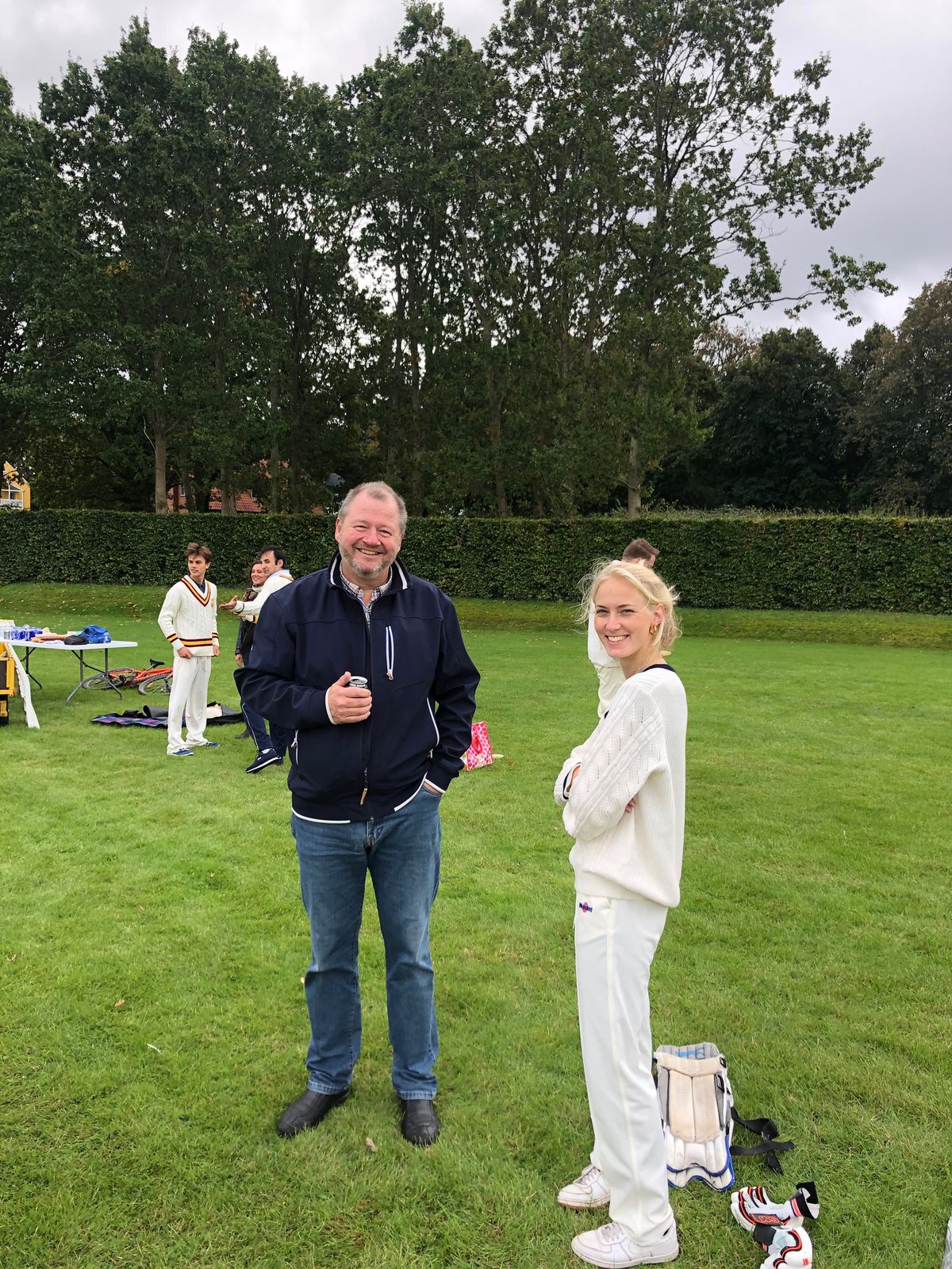 Gammel Soraner Cricketkamp på skolen
