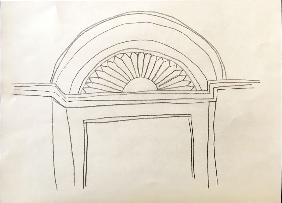 Konturtegning i Festsalen