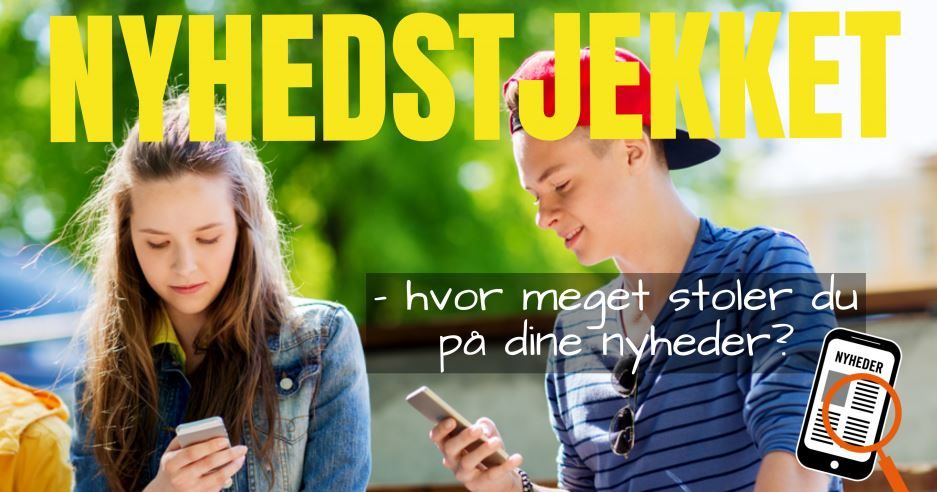 Elever deltager i projekt "Nyhedstjekket"