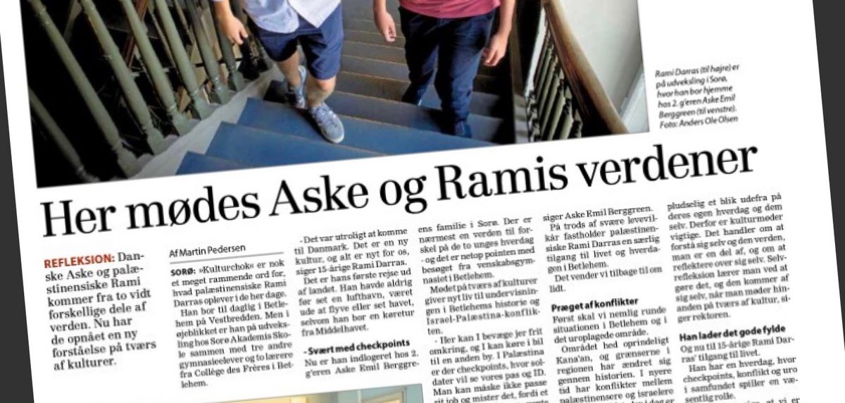 Venskabsbesøg fra Betlehem