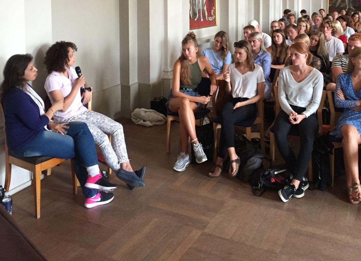 Besøg fra Collèges des Frères i Betlehem