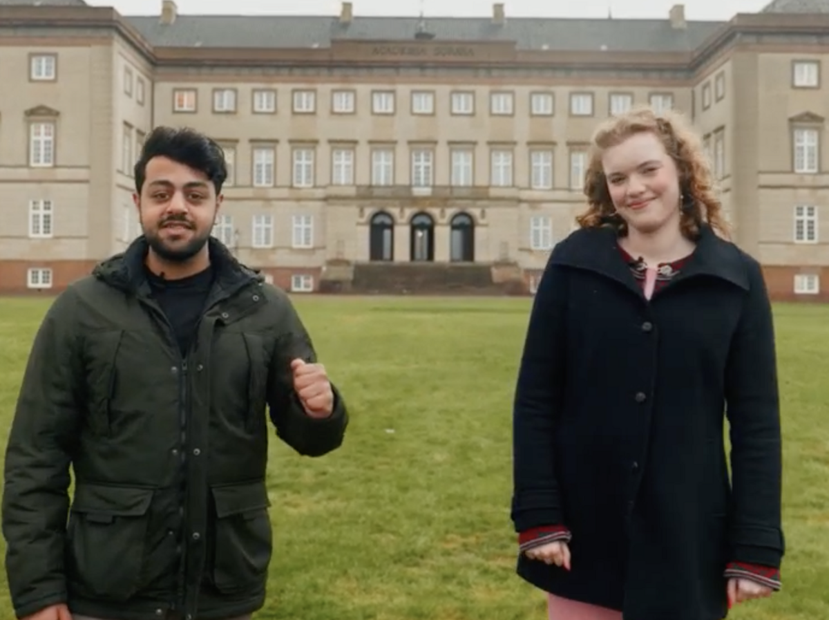 Liva og Ahmad i sidste års video
