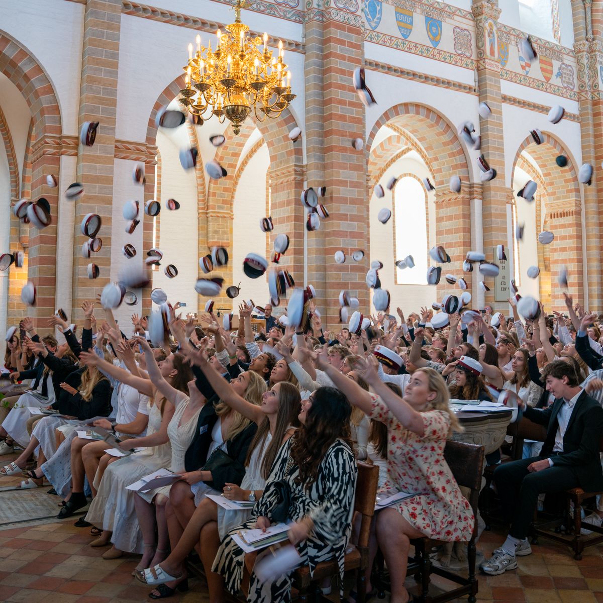 Så blev studenterne fejret