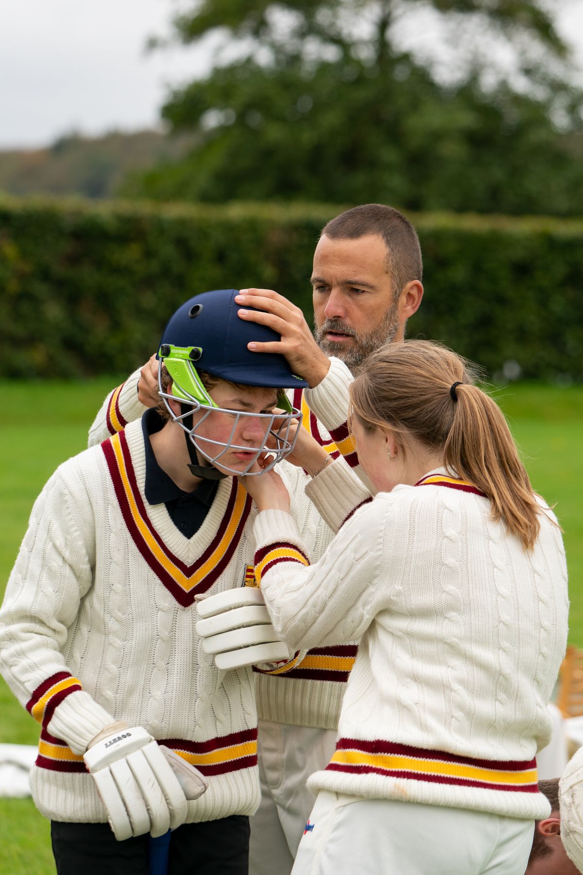 Gammel Soraner Cricketkamp på skolen