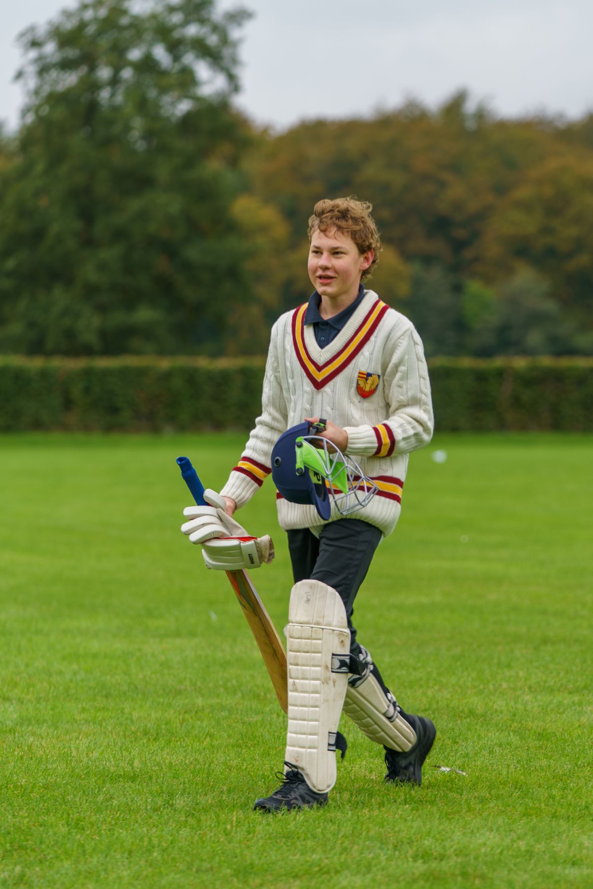 Gammel Soraner Cricketkamp på skolen