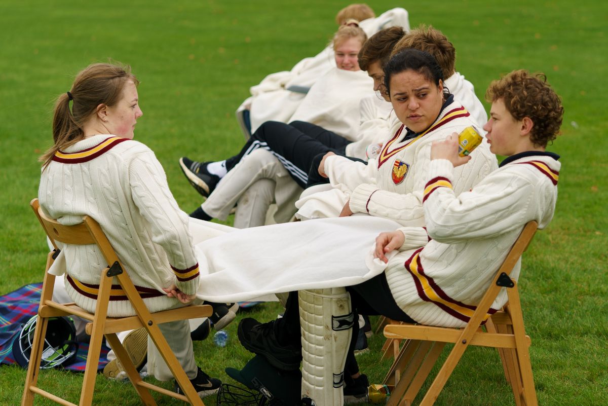 Gammel Soraner Cricketkamp på skolen