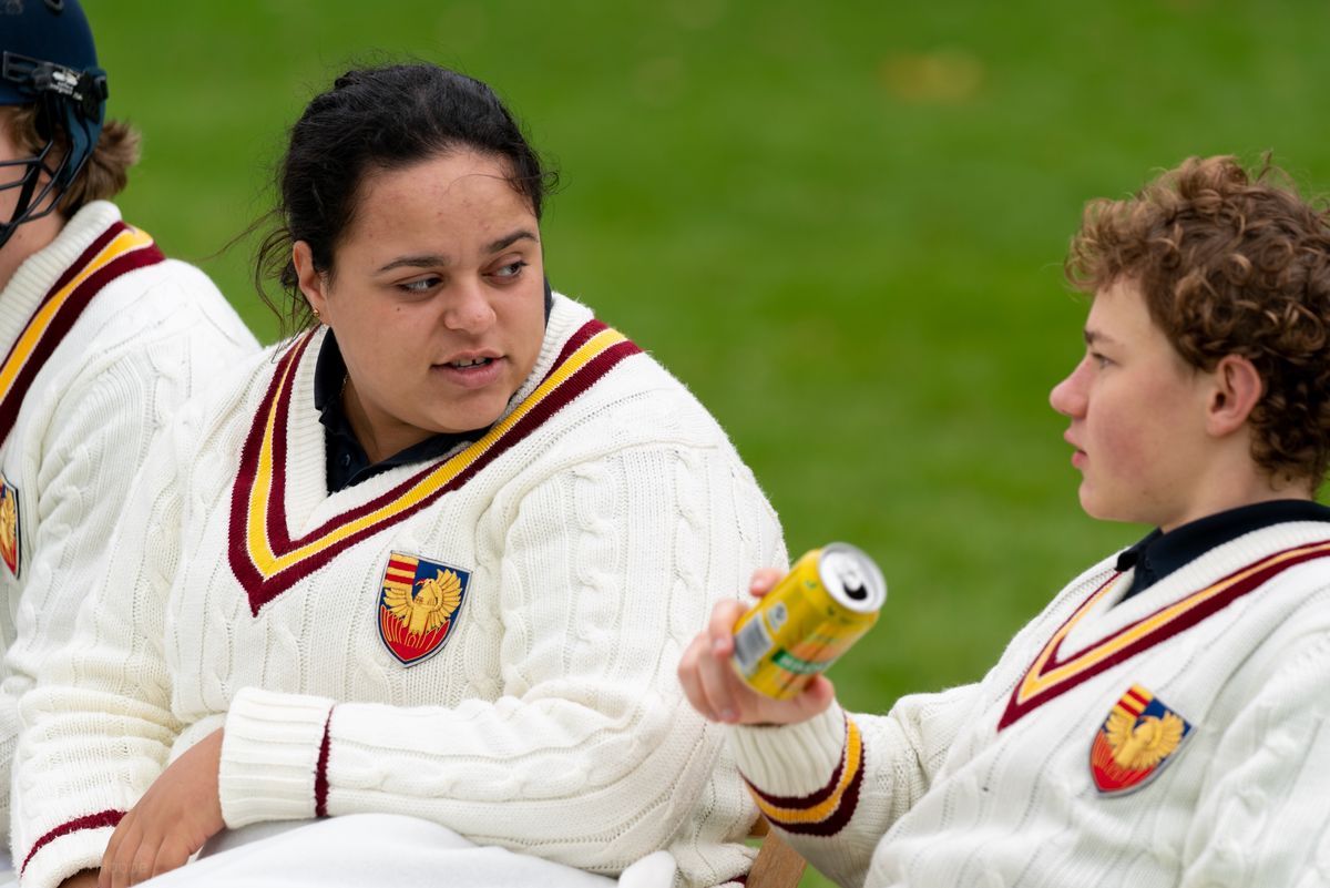 Gammel Soraner Cricketkamp på skolen