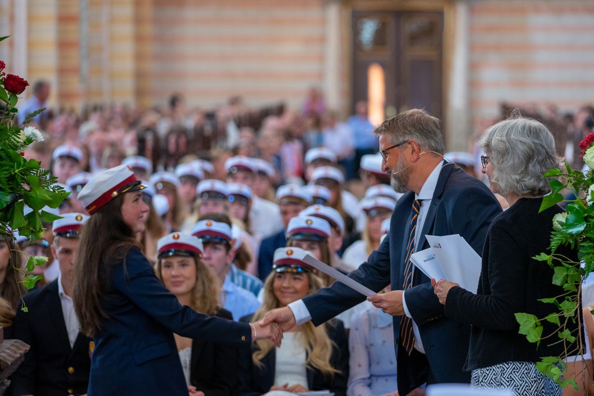 Så blev studenterne fejret