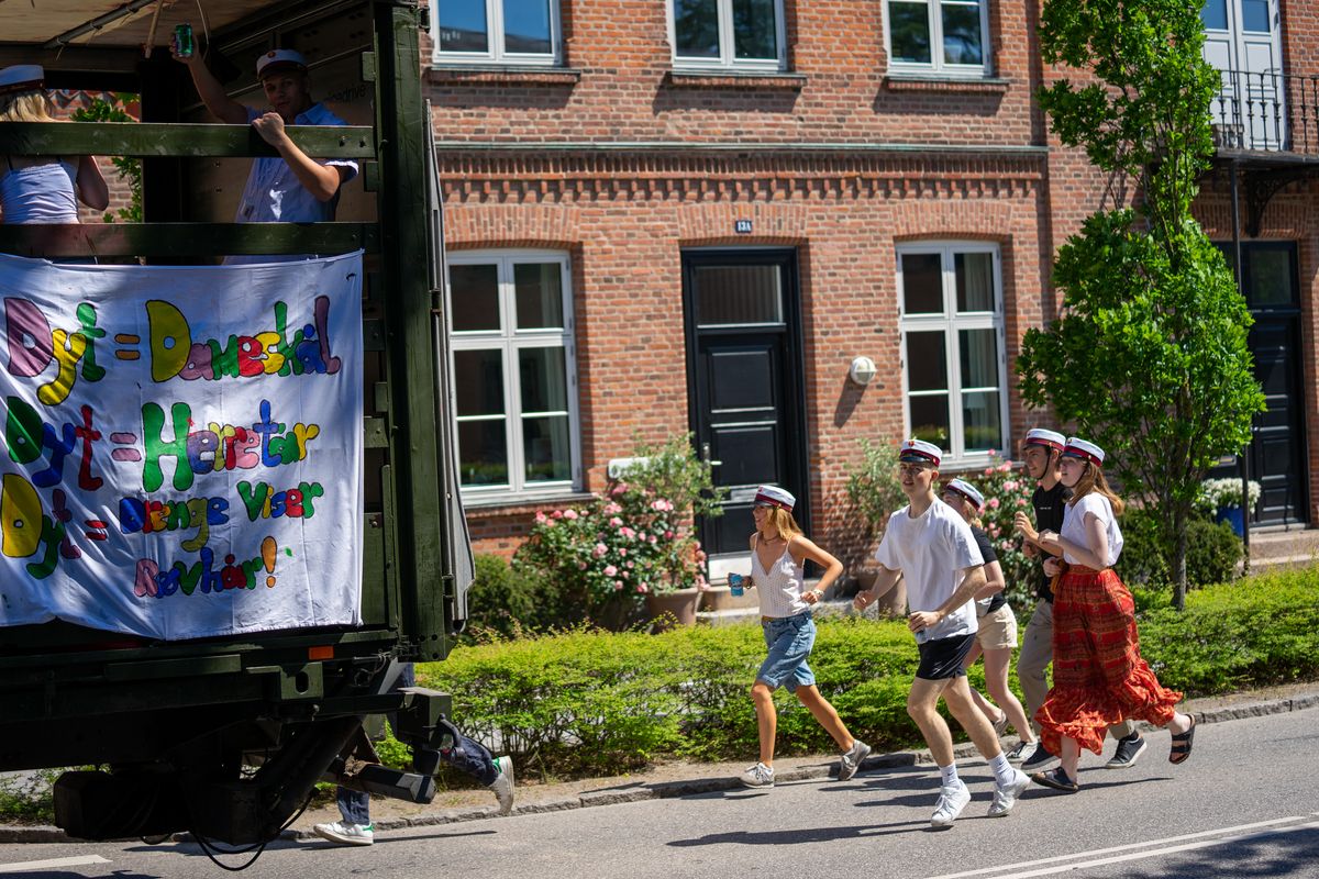 Så blev studenterne fejret